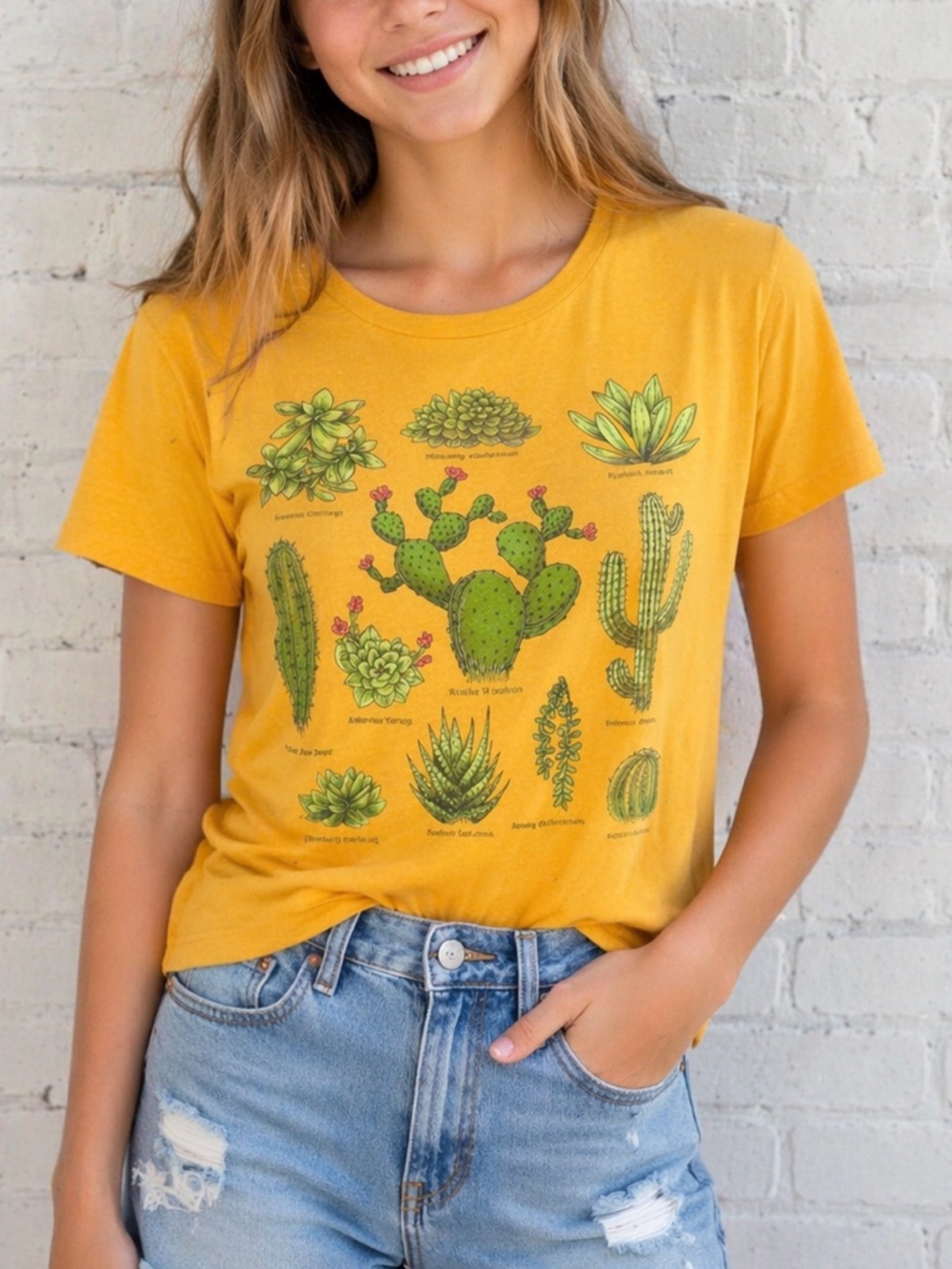 Cactus Graphic Tee Shirt
